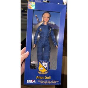 Daron Blue Angels Pilot Doll 11.5" Articulated Detailed Flight‎ Uniform NEW